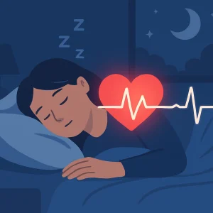 Puls och hjärtfrekvens under sömn